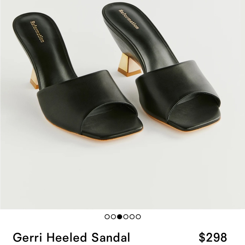 Reformation Gerri heeled sandal